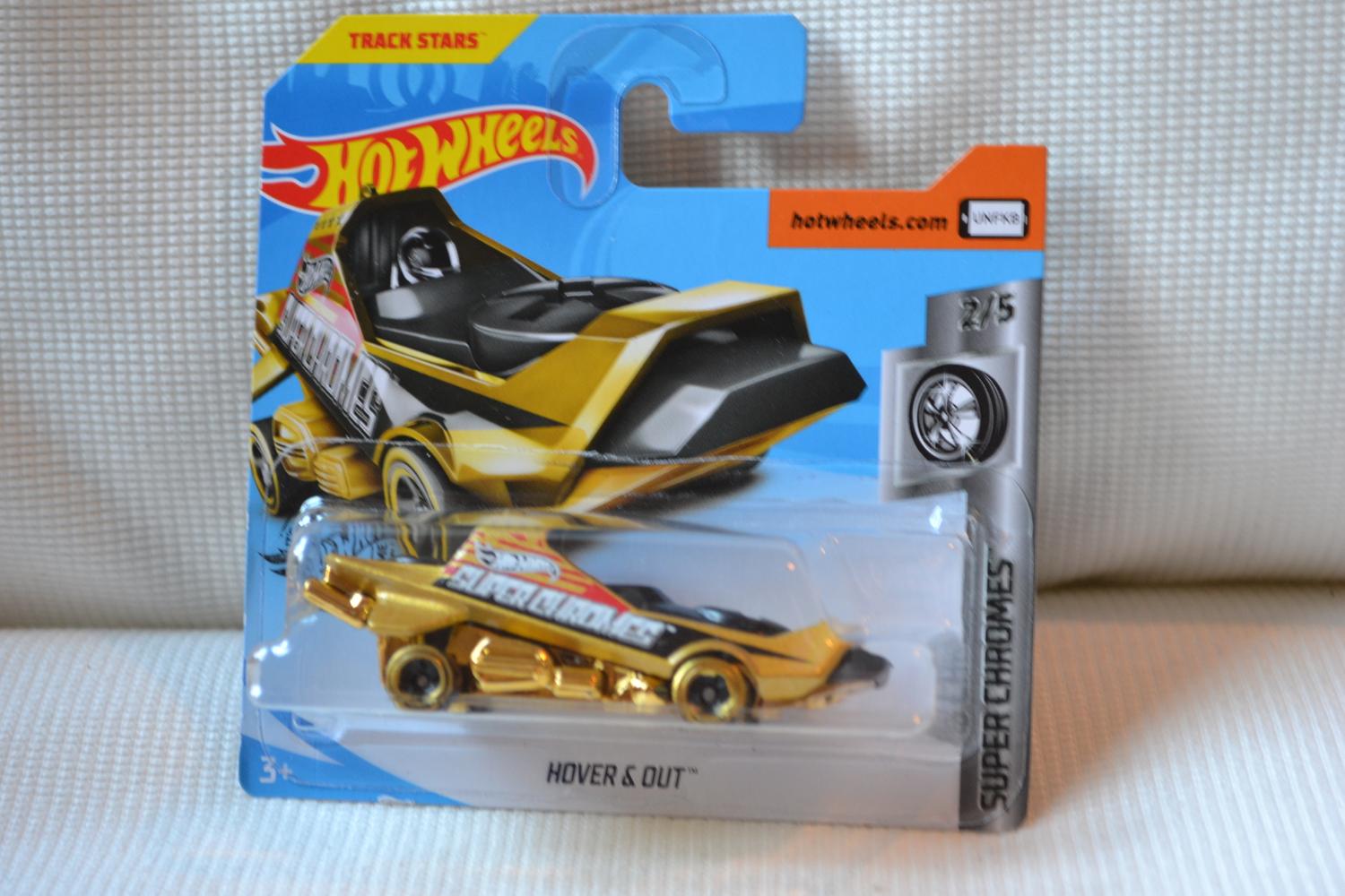 Hover & Out Släde 1:64 Hot Wheels (2019-2) 6-7cm Ny