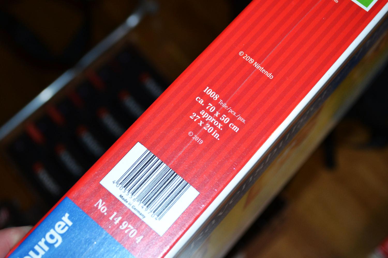 Super Mario Pussel (1000 Bitar) Ravensburger 50*75cm Ny