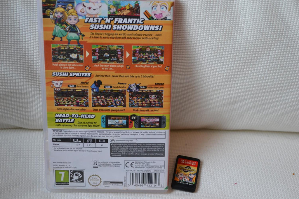 Sushi Striker The Way of Sushido Nintendo Switch Fint Skick