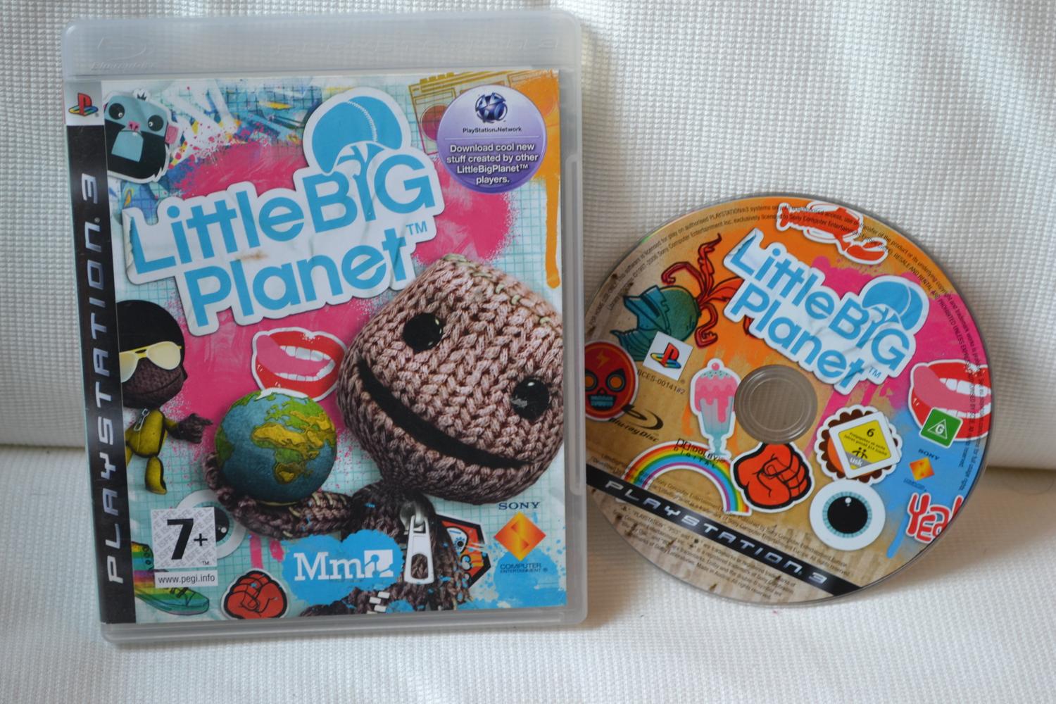 LittleBigPlanet PS3 (Utan Manual) Playstation 3 Little Big Planet Fint Skick