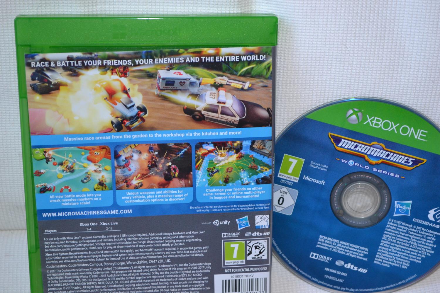 Micro Machines: World Series Xbox One Fint Skick