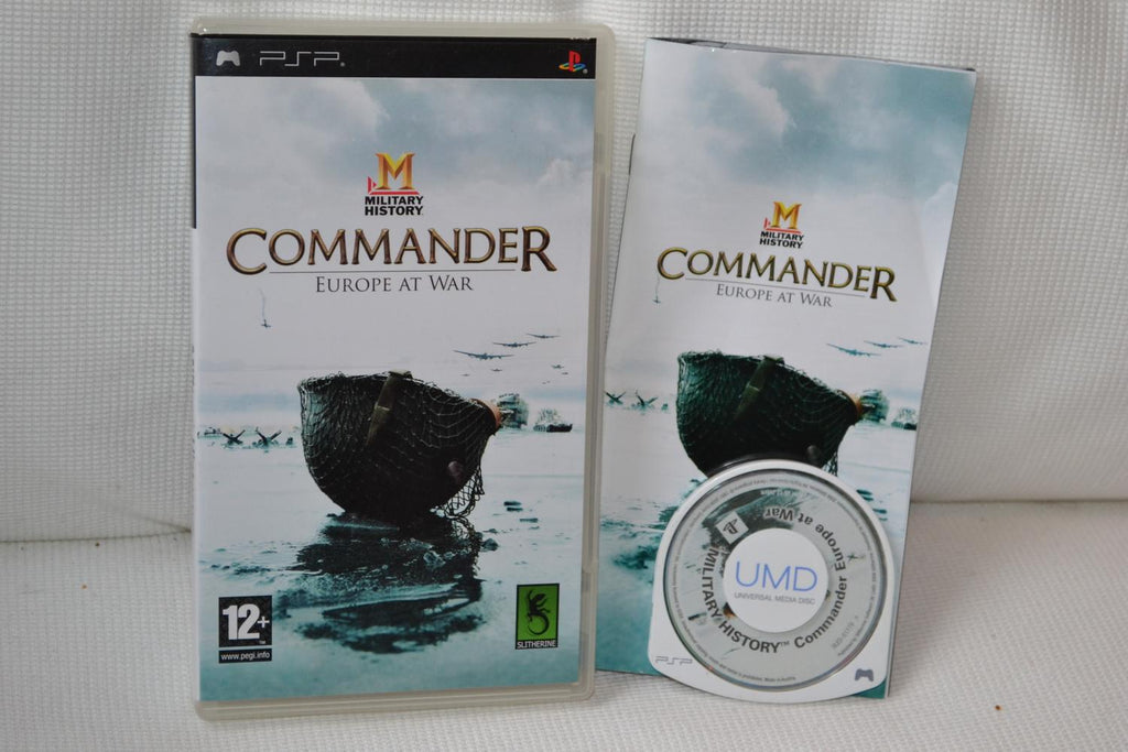 Military History Commander: Europe at War PSP Komplett Fint Skick