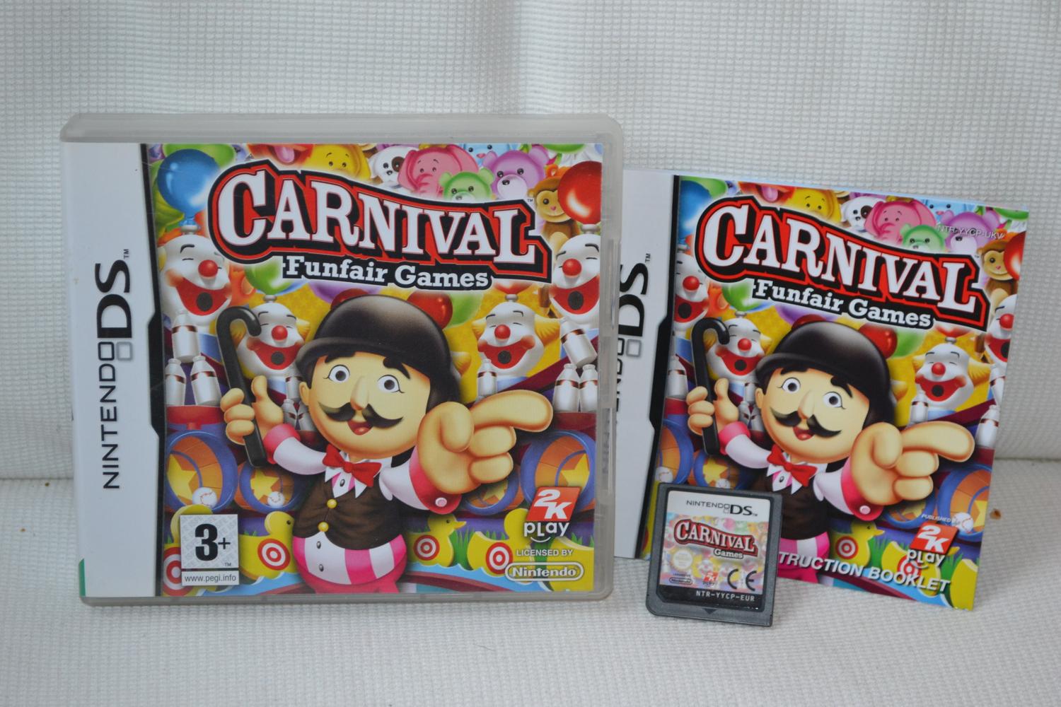 Carnival Funfair Games NDS Nintendo DS Komplett Fint Skick