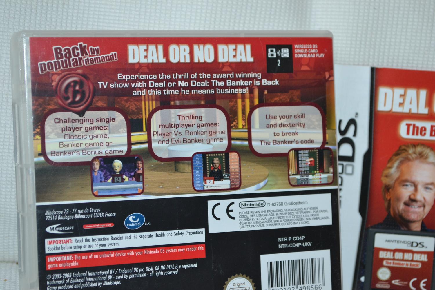 Deal or No Deal: The Banker Is Back! NDS Nintendo DS Komplett Fint Skick