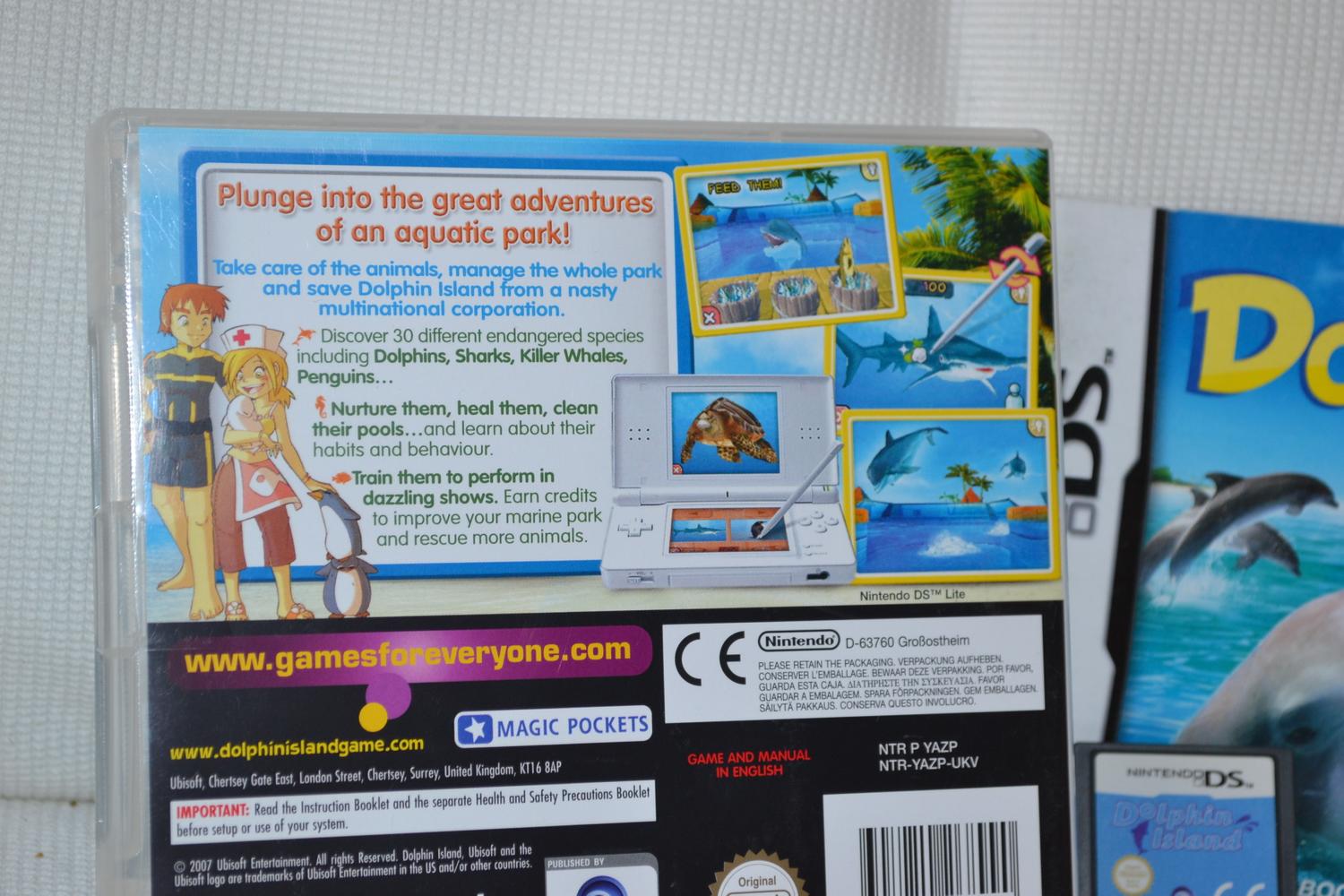 Dolphin Island NDS Nintendo DS Komplett Fint Skick