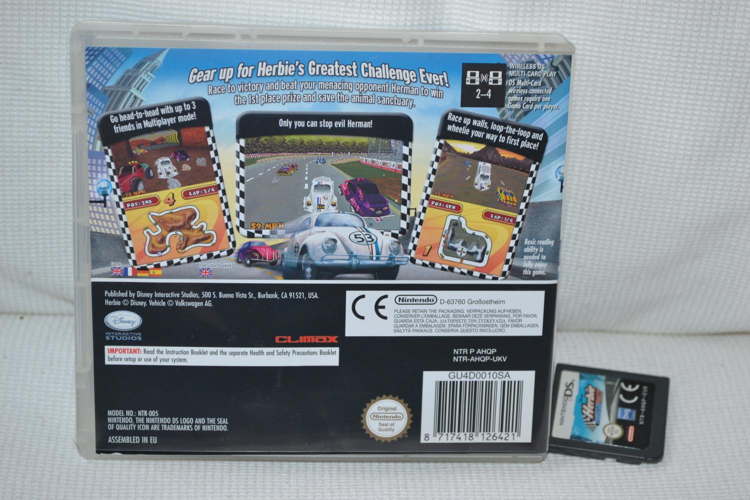 Herbie: Rescue Rally NDS Nintendo DS (Utan Manual) Fint Skick