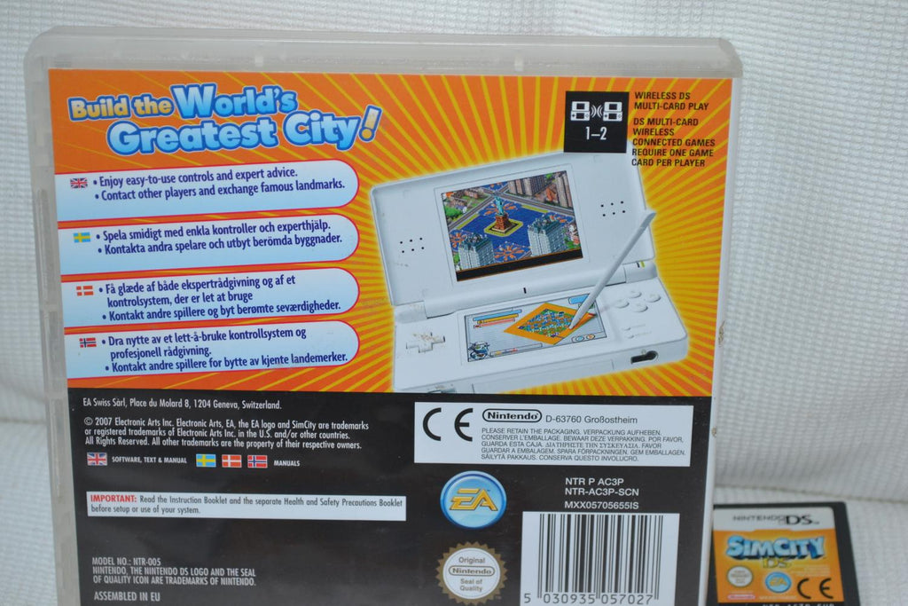 SimCity NDS Nintendo DS (Utan Manual) Fint Skick