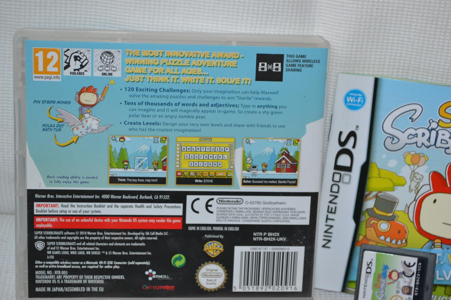 Super Scribblenauts NDS Nintendo DS Komplett Fint Skick
