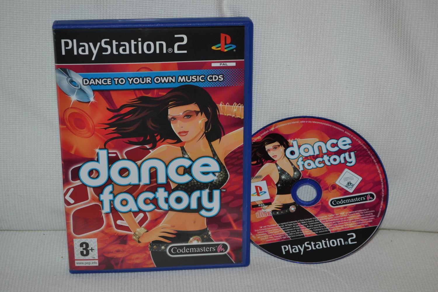 Dance Factory PS2 Utan manual Playstation 2 Fint Skick