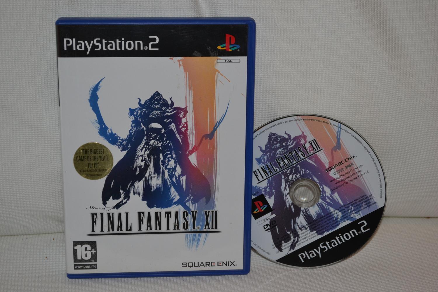 Final Fantasy 12 XII PS2 Playstation 2 (Utan Manual) Fint Skick