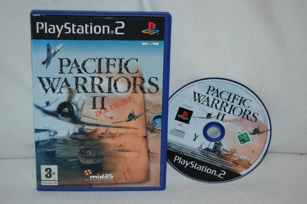Pacific Warriors II: Dogfight PS2 (Utan manual) Playstation 2 Fint Skick