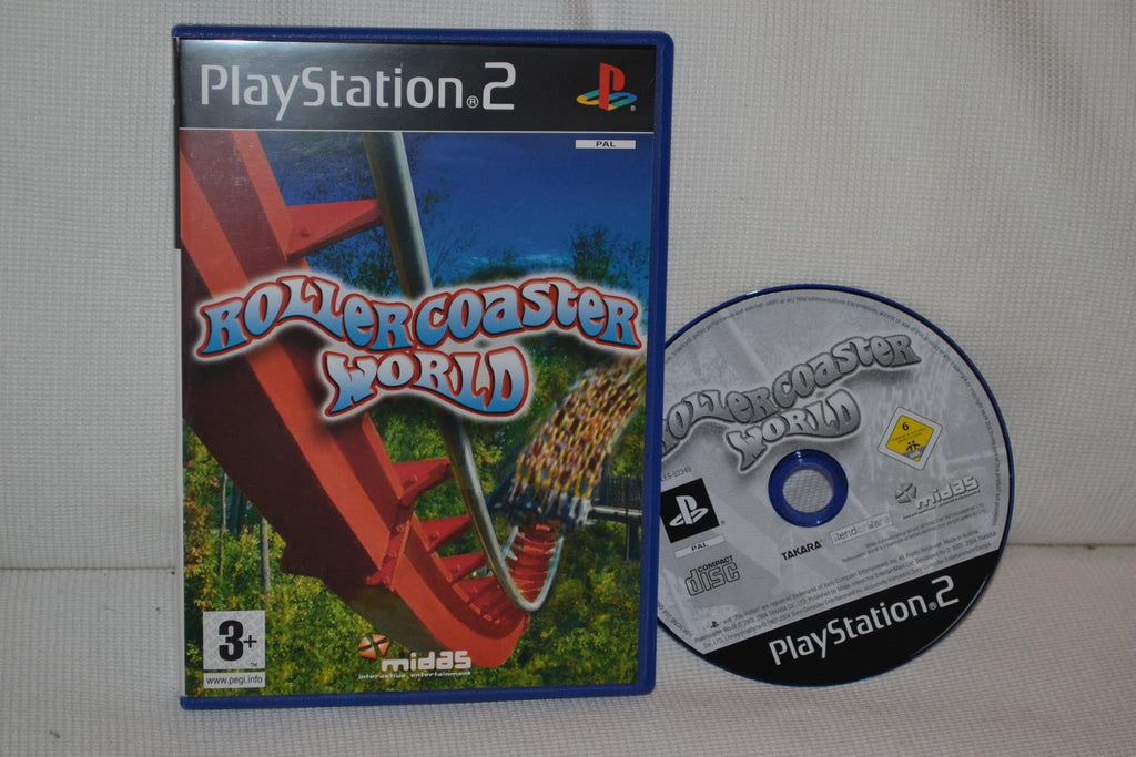 Rollercoaster World PS2 (Utan manual) Playstation 2 Fint Skick