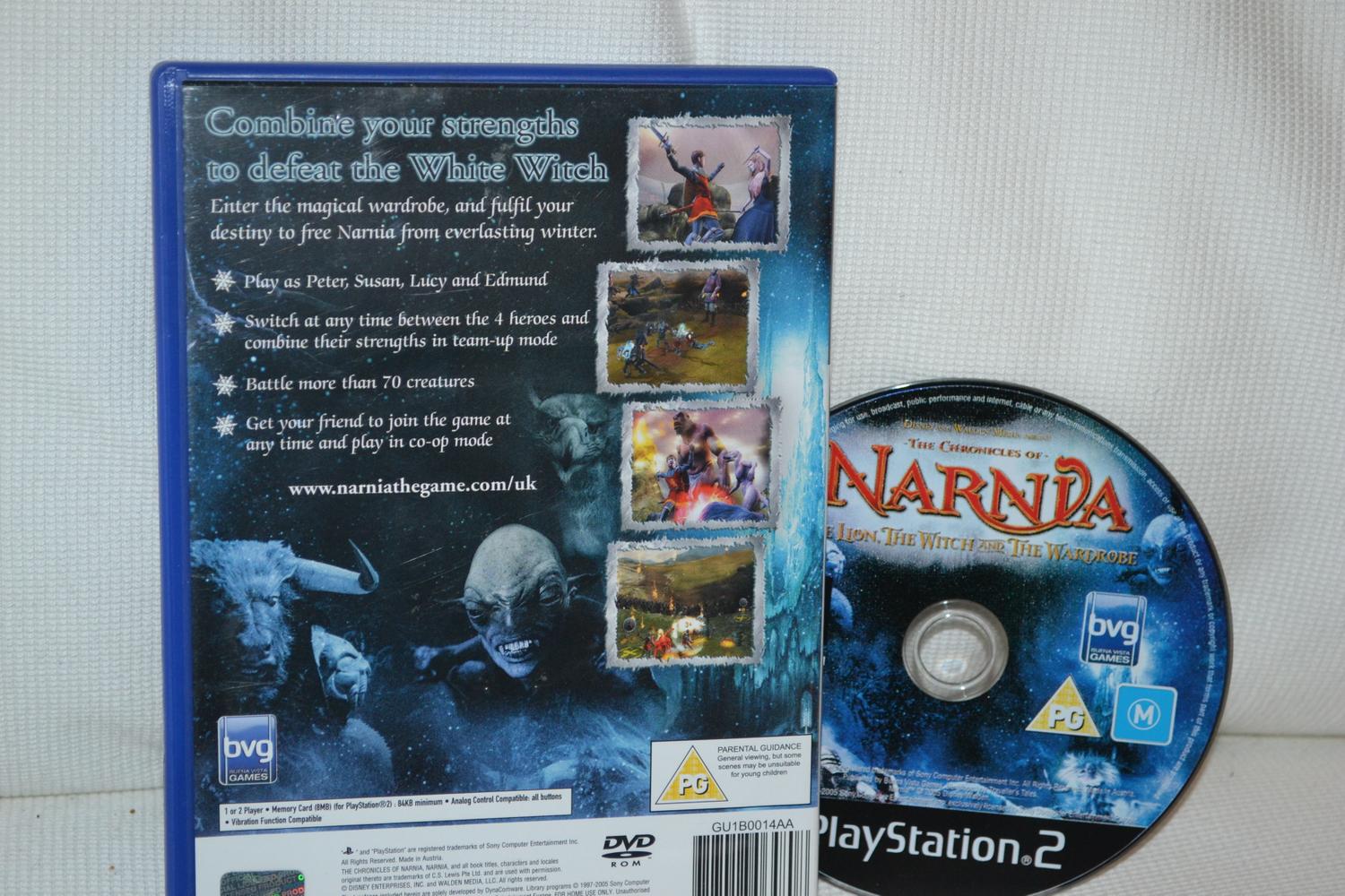 Chronicles of Narnia - The Lion Witch Wardrobe PS2 (Utan manual) Playstation 2 Fint Skick