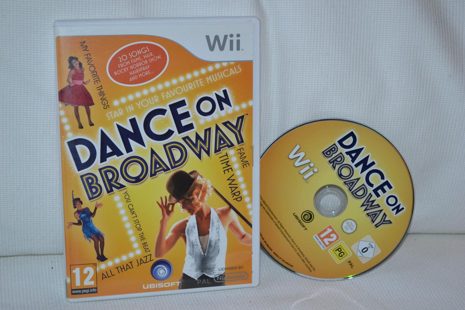 Dance on Broadway Wii (Utan manual) Nintendo Fint Skick