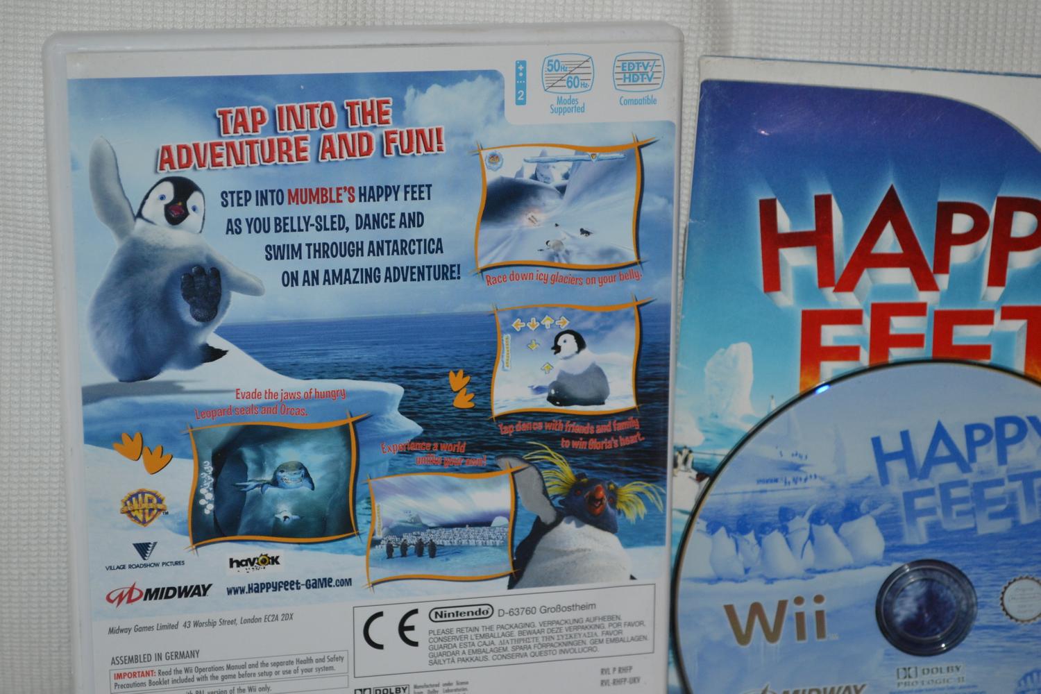 Happy Feet Wii Nintendo Komplett Fint Skick