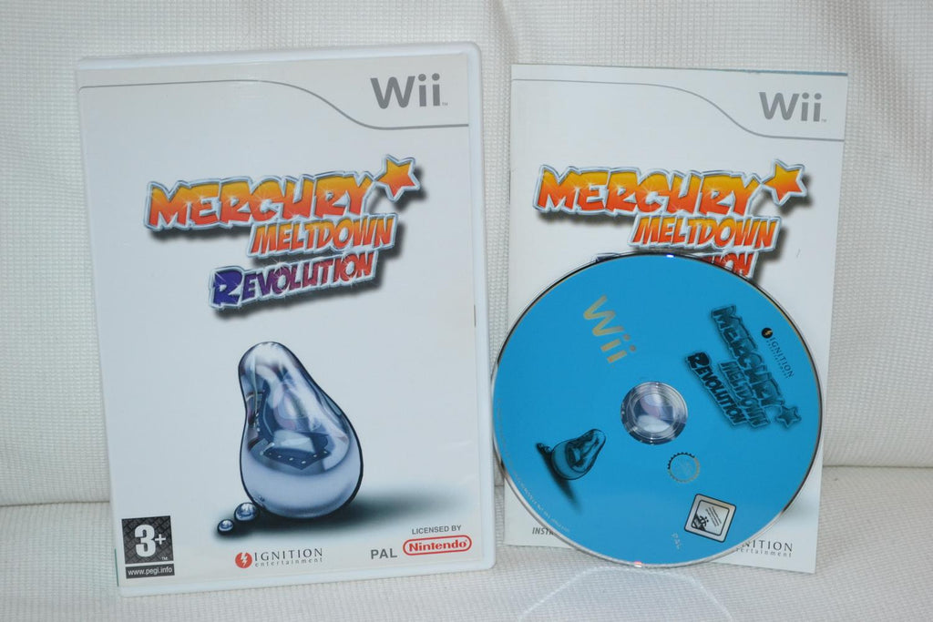 Mercury Meltdown Revolution Wii Nintendo Komplett Fint Skick