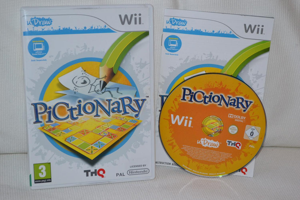 Pictionary - uDraw Wii Nintendo Komplett Fint Skick