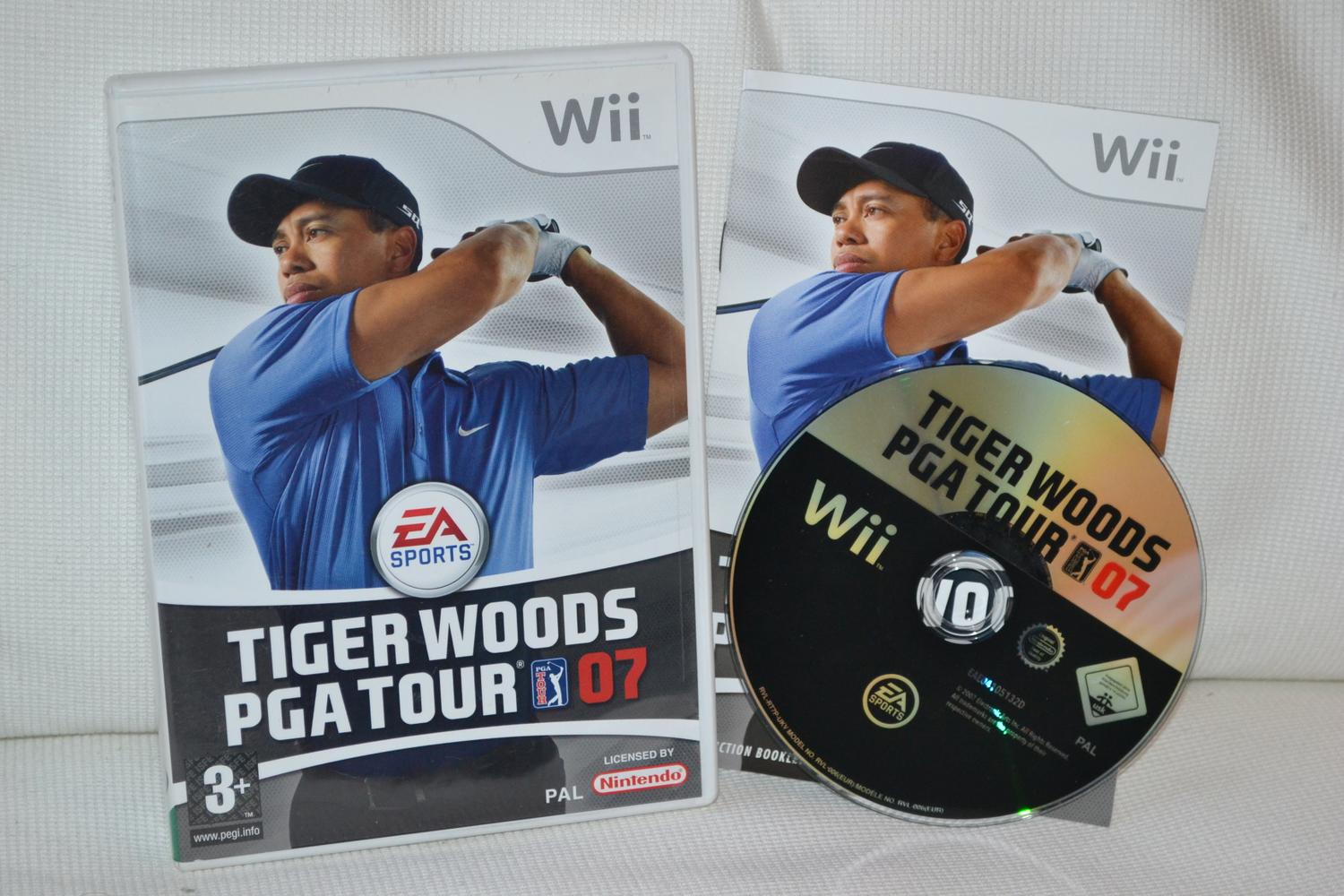 Tiger Woods PGA Tour 07 Wii Nintendo Komplett Fint Skick