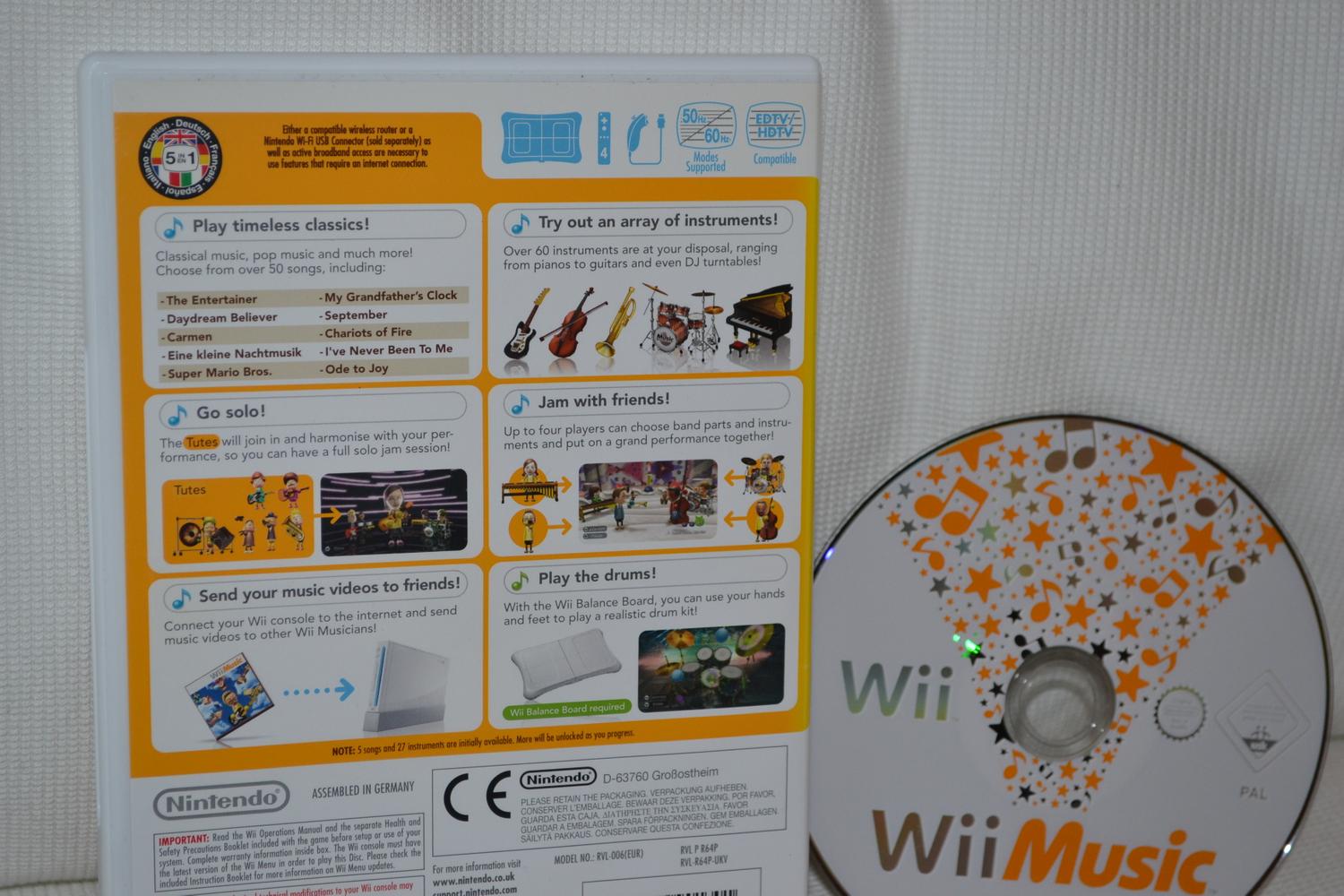 Wii Music Nintendo (Utan Manual) Fint Skick