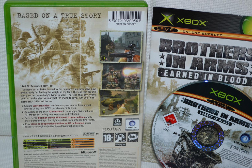 Brothers In Arms: Earned In Blood XBOX (Utan Manual) Fint Skick