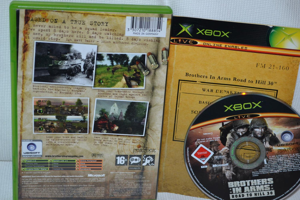Brothers in Arms: Road To Hill 30 XBOX Komplett Fint Skick