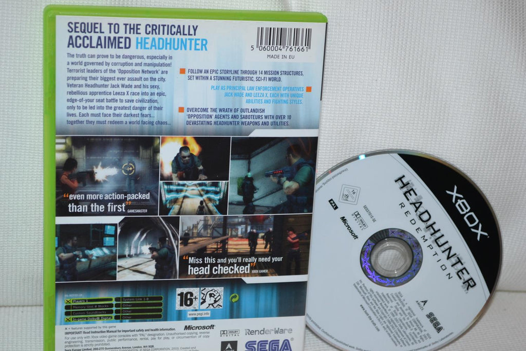 Headhunter: Redemption XBOX (Utan Manual) Fint Skick