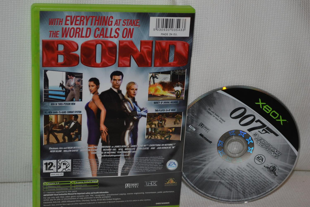 James Bond 007: Everything or Nothing XBOX (Utan Manual) Fint Skick