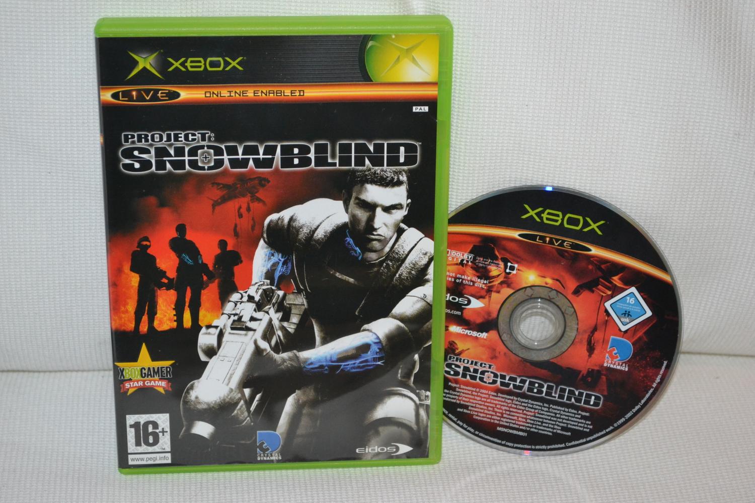 Project: Snowblind XBOX (Utan Manual) Fint Skick
