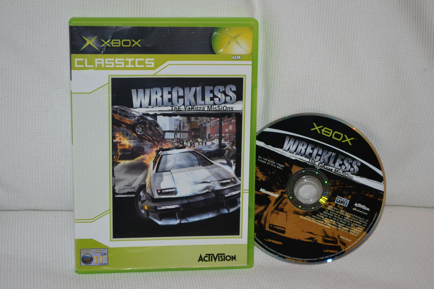 Wreckless: The Yakuza Missions XBOX (Utan Manual) Fint Skick