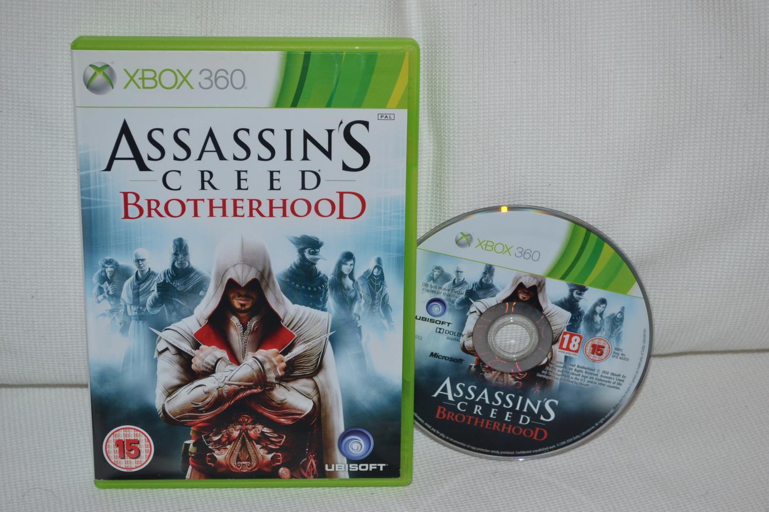 Assassins Creed Brotherhood Xbox 360 Utan Manual Fint Skick