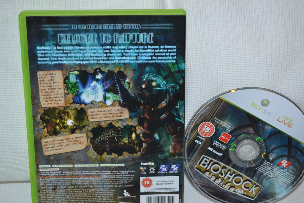 Bioshock Xbox 360 Fint Skick