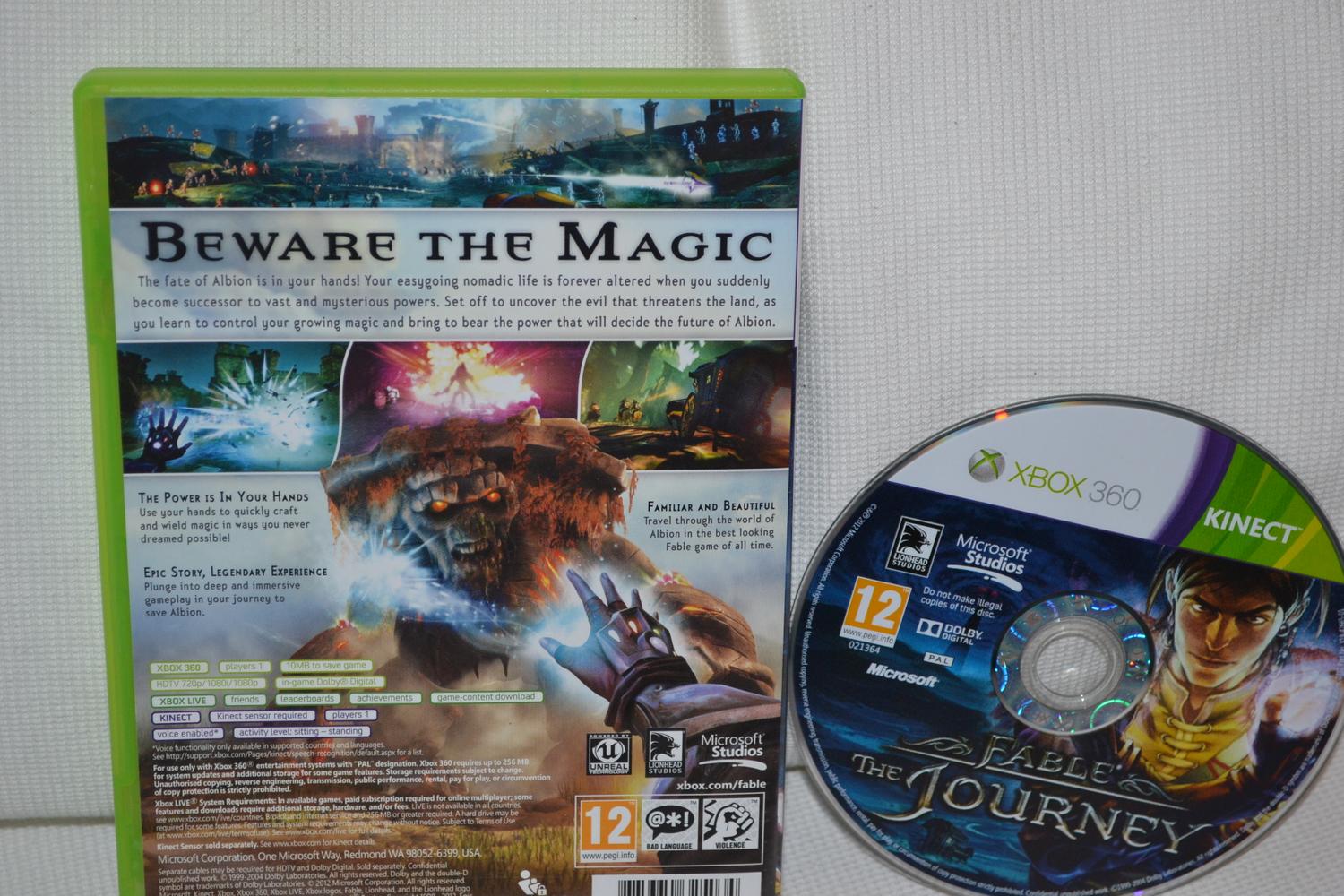 Fable: The Journey Xbox 360 (Utan Manual) Fint Skick