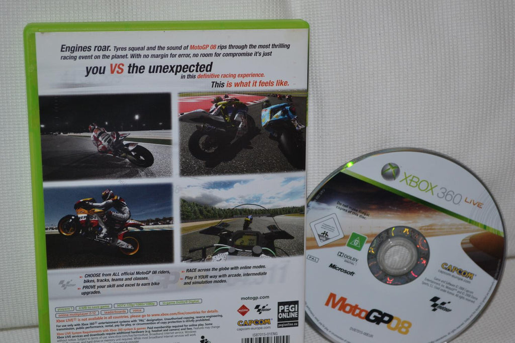 MotoGP 08 Xbox 360 (Utan Manual) Fint Skick