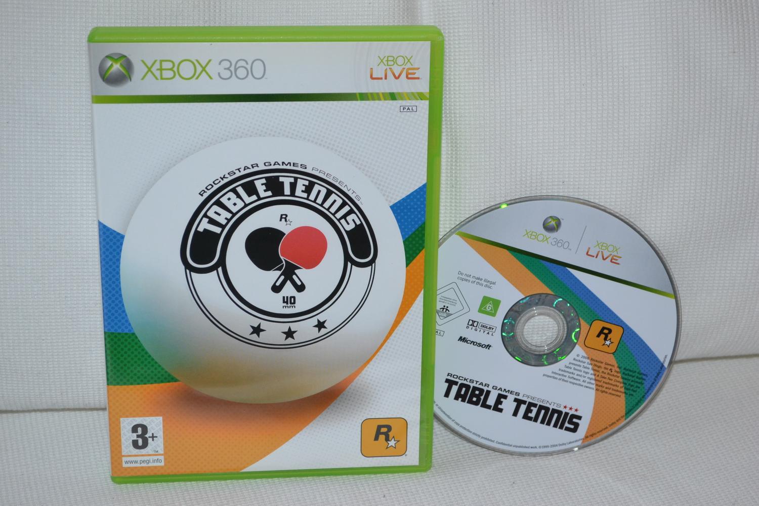Table Tennis Xbox 360 (Utan Manual) Fint Skick
