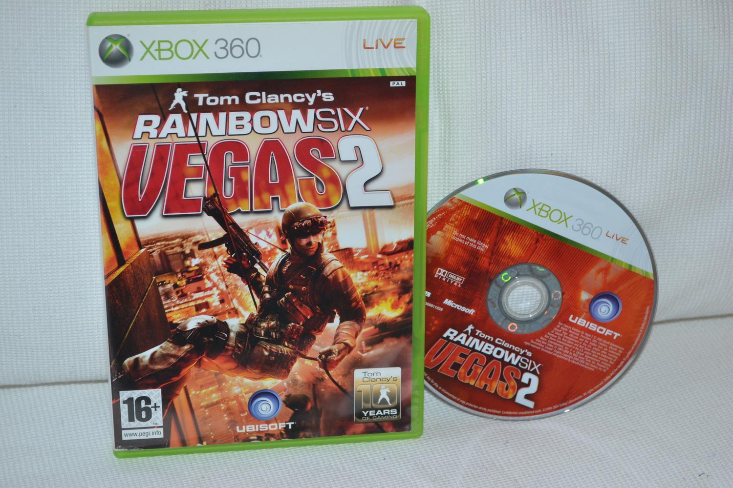 Tom Clancys Rainbow Six: Vegas 2 Xbox 360 (Utan Manual) Fint Skick