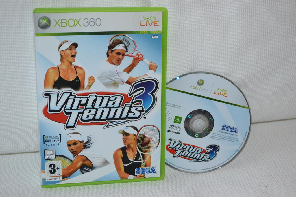 Virtua Tennis 3 Xbox 360 (Utan Manual) Fint Skick