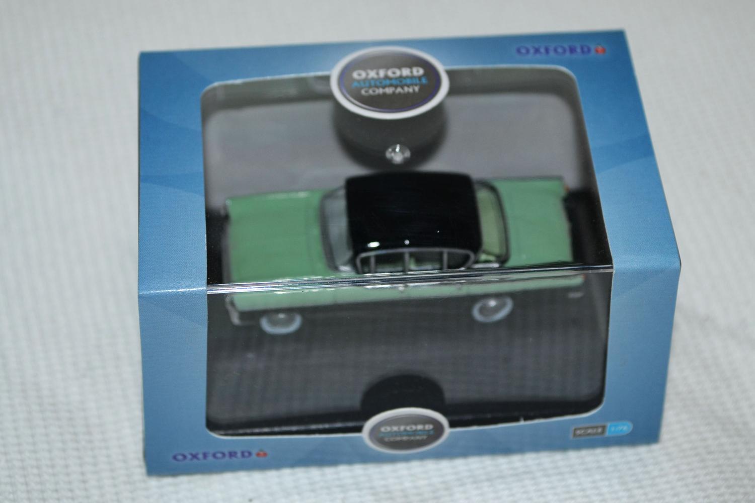 Vauxhall Cresta Versailles Turkos/Svart 1:76 Oxford 6cm Ny