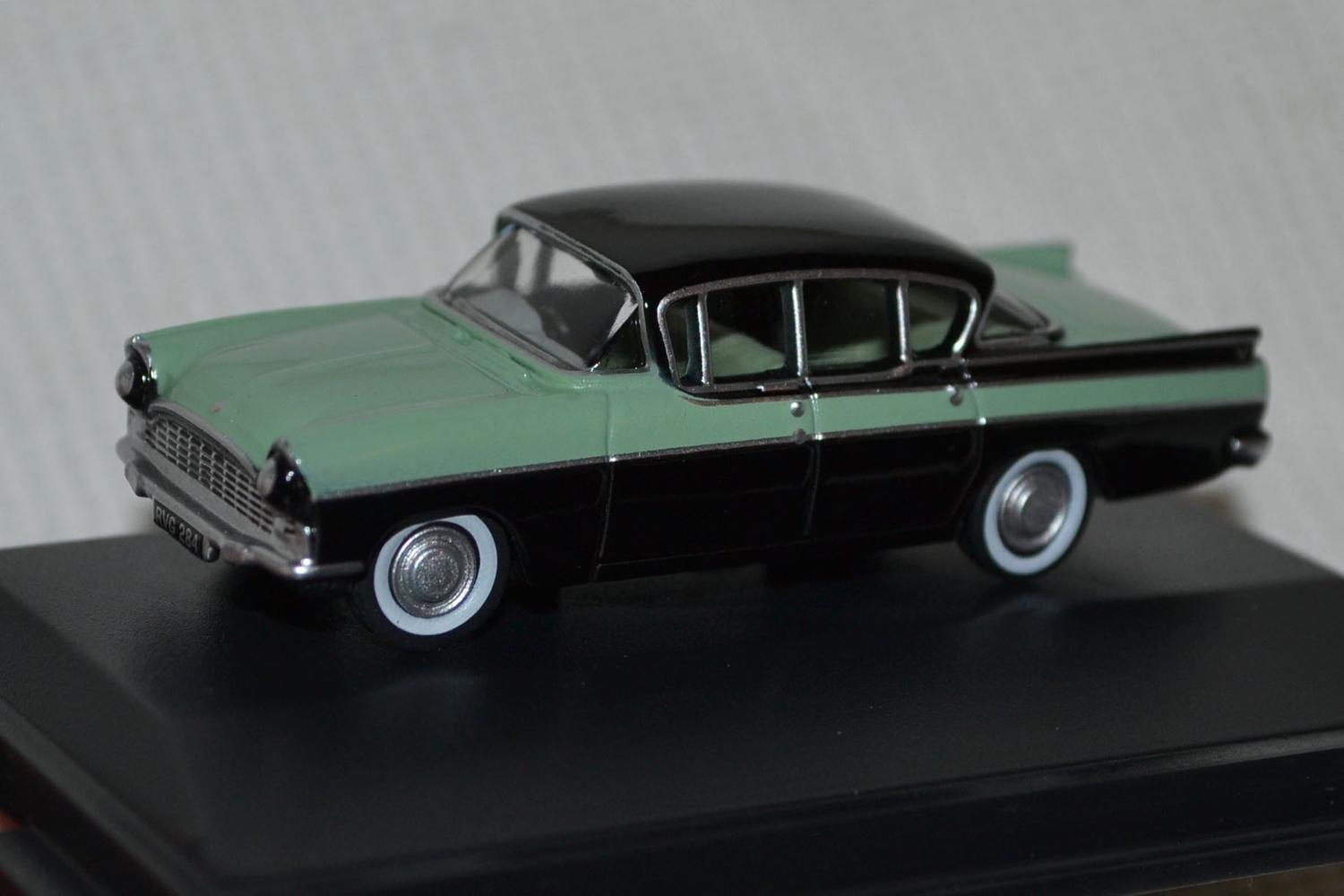 Vauxhall Cresta Versailles Turkos/Svart 1:76 Oxford 6cm Ny