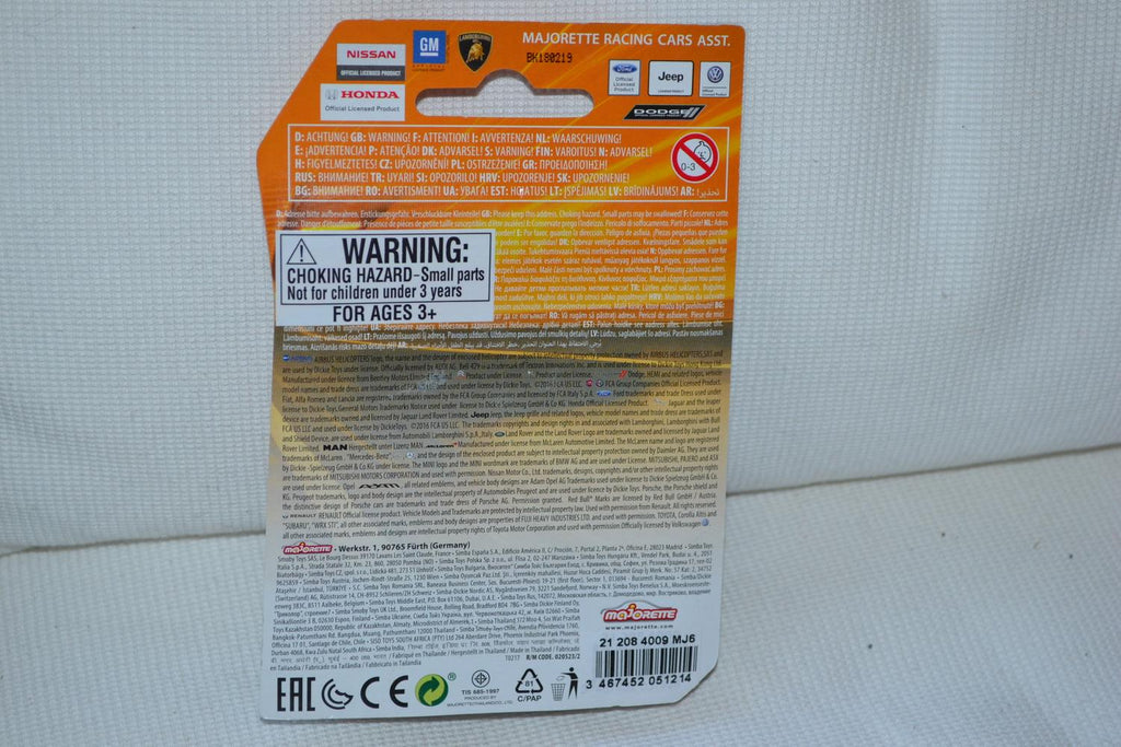 Ford F150 Racing Raptor Pickup Vit/Svart/Röd 1:64 Majorette 8cm Ny