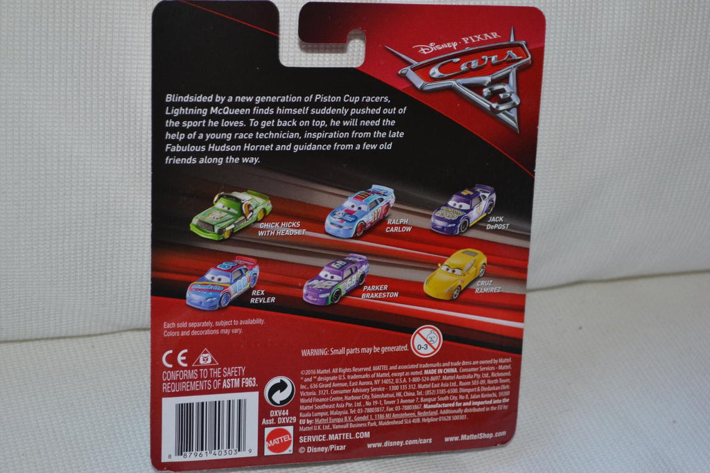 Dud Throttleman Blå fr. Bilar 3 Disney 1:55 Ny