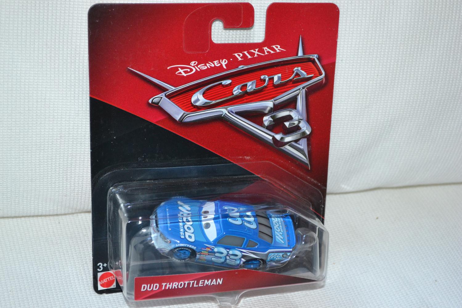 Dud Throttleman Blå fr. Bilar 3 Disney 1:55 Ny