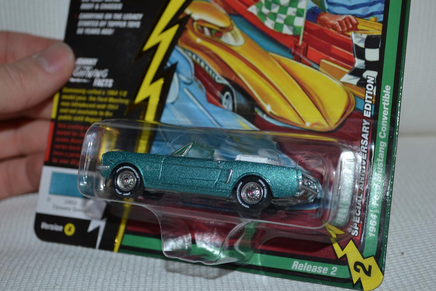 1964 Ford Mustang Convertible 1:64 Johnny Lighning (50th Anniversary 20A) 8cm Ny