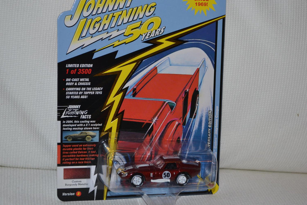 1965 Shelby Cobra Daytona 1:64 Johnny Lightning (50th Anniversary 18B) 8cm Ny