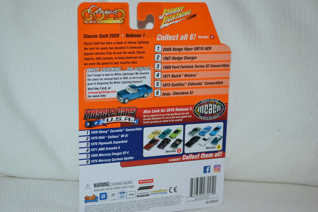 Buick 1971 Rivera Turkos 1:64 Johnny Lightning (Classic Gold 21A) 8cm Ny