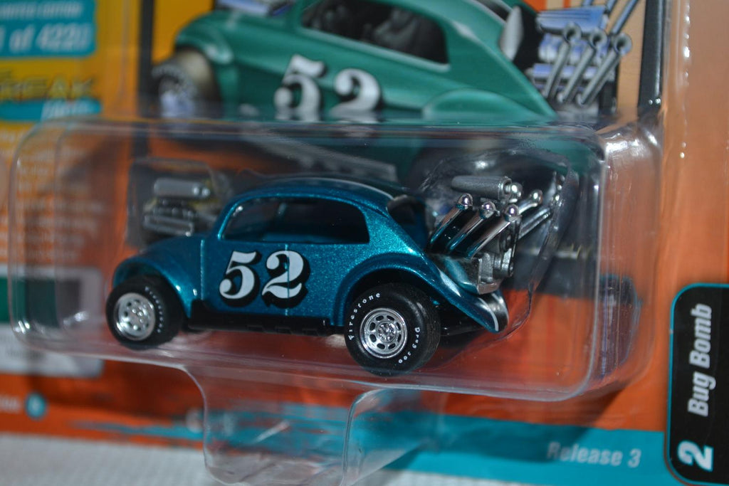Bug Bomb Volkswagen Custom VW 1:64 Johnny Lightning (Street Freaks 14B) 8cm Ny