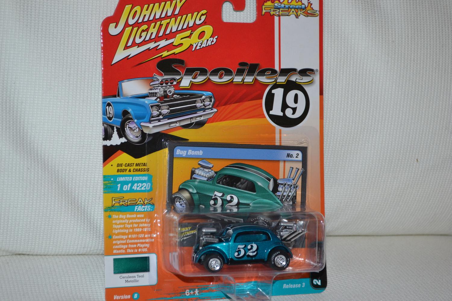 Bug Bomb Volkswagen Custom VW 1:64 Johnny Lightning (Street Freaks 14B) 8cm Ny