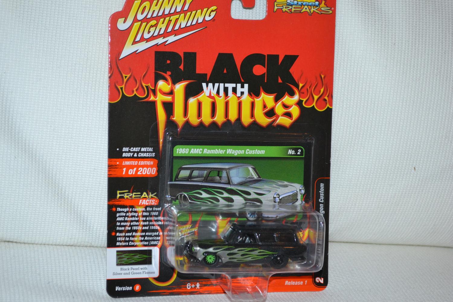 1960 AMC Rambler Wagon Custom 1:64 Johnny Lightning (Street Freaks 15B) 8cm Ny