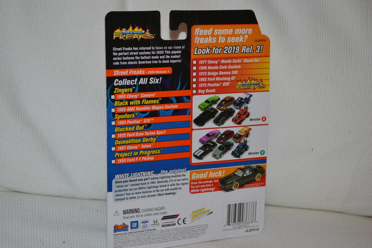 1960 AMC Rambler Wagon Custom 1:64 Johnny Lightning (Street Freaks 15B) 8cm Ny