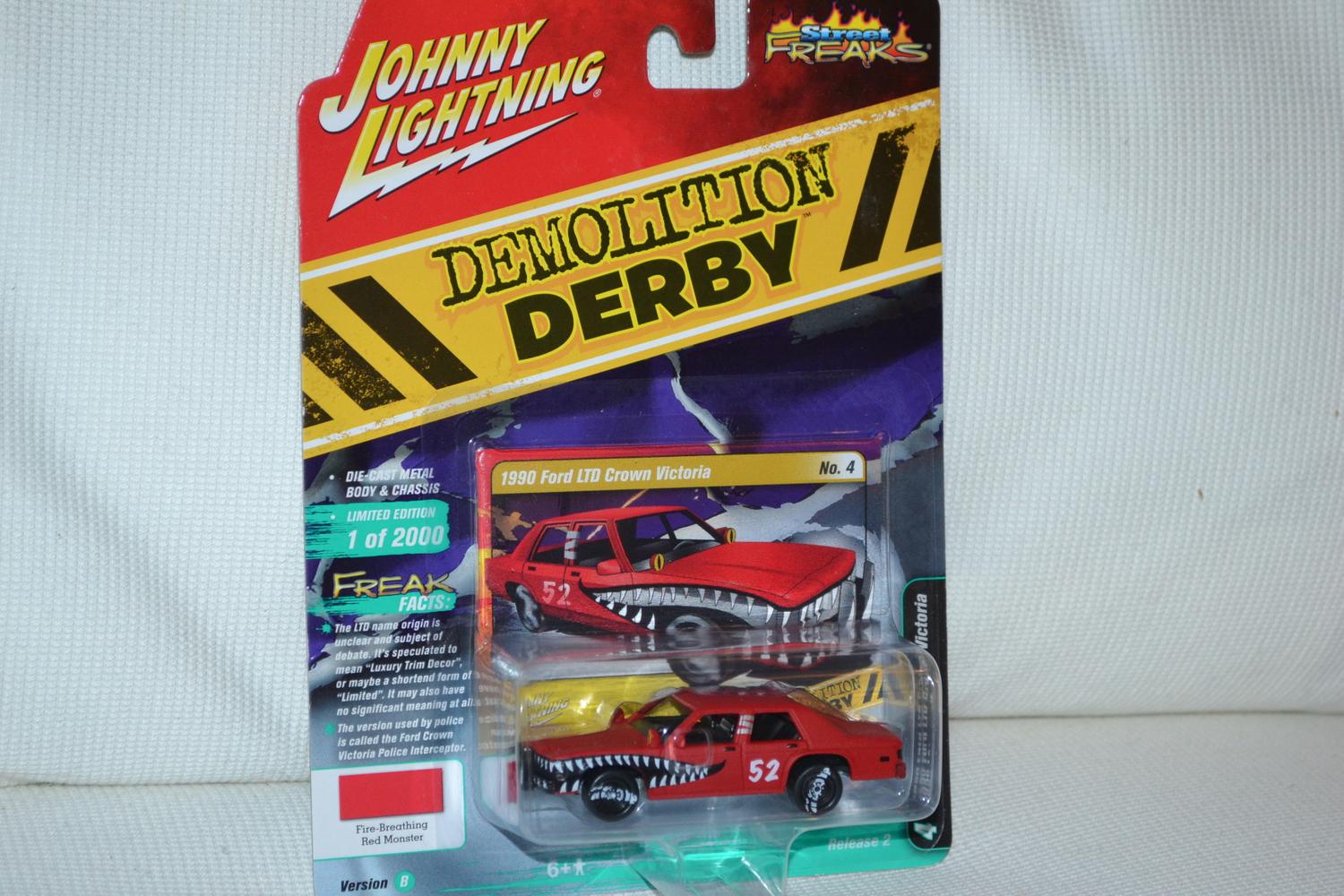 1990 Ford LTD Crown Victoria 1:64 Johnny Lightning (Street Freaks 16B) 8cm Ny