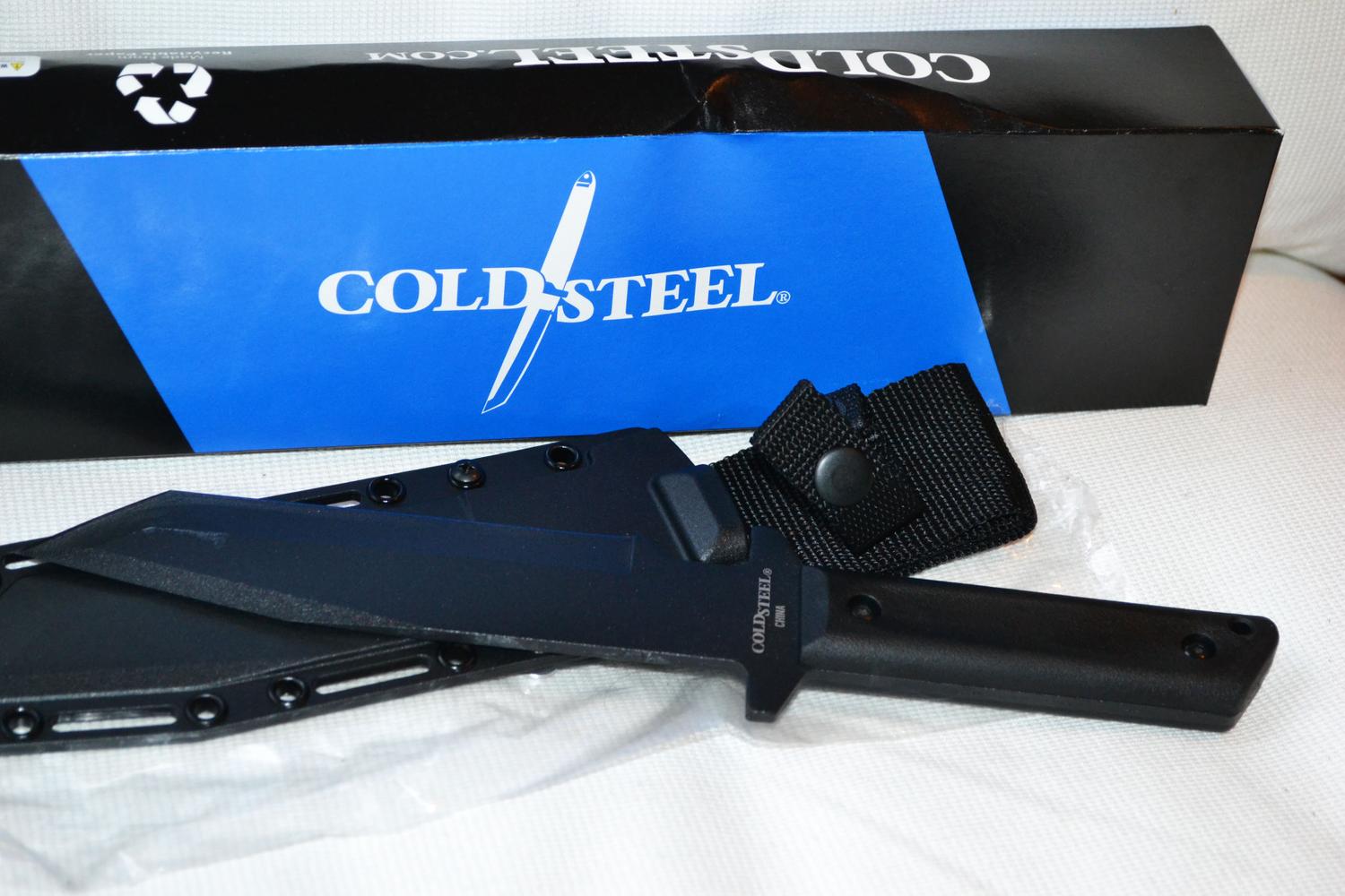 G.I. Tanto Kniv m. Slida Secure-Ex Cold Steel 30/19cm Svart Ny